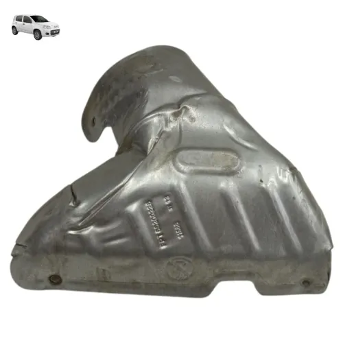 Protetor térmico coletor escape Fiat Uno Vivace 2013 2014 15