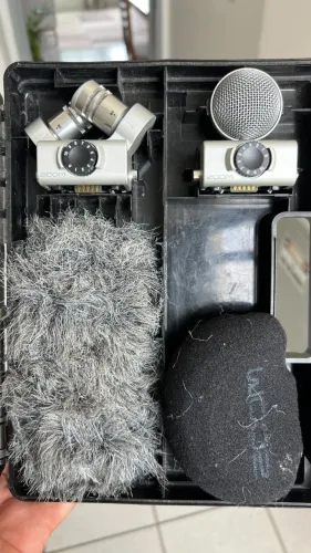 Kit Cápsulas De Microfone Zoom Xyh-6 E Msh-6 Com Protetores