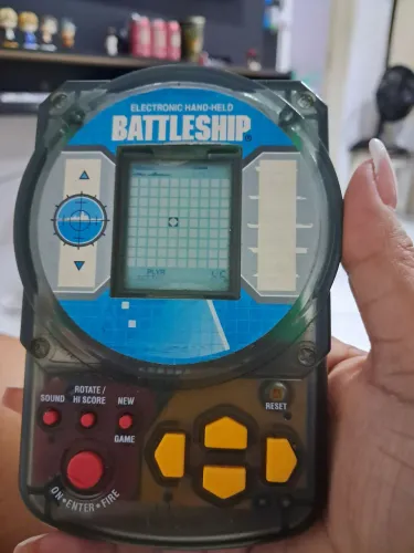 Mini game retrô battleship (batalha naval), marca hasbro - raridade