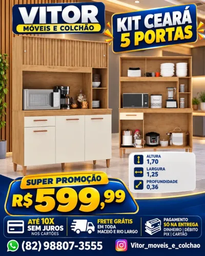 OFERTAS DE KIT CEARÁ 5 PORTAS 