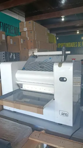Cilindro Laminador Industrial 39cm Epóxi Branco Massas And