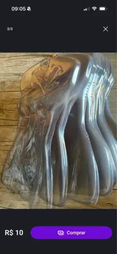 Cabide Corpo silhueta de plástico 