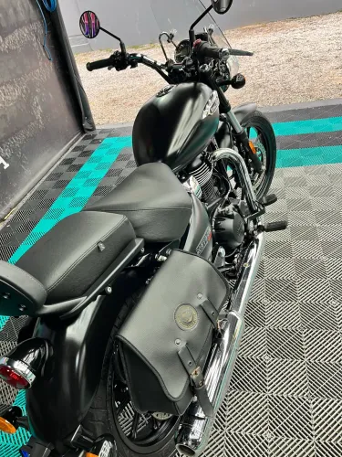 Royal Enfield Meteor 350 Estelar Black - Impecável, Equipada e Pronta pra Rodar