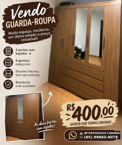 Vendo Guarda Roupa