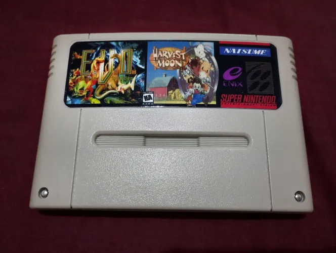 Jogo paralelo com 2 jogos super Famicon Snes