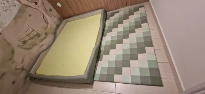 Cama PHANT INPHANTIL Tamanho Casal com colchão e tapete