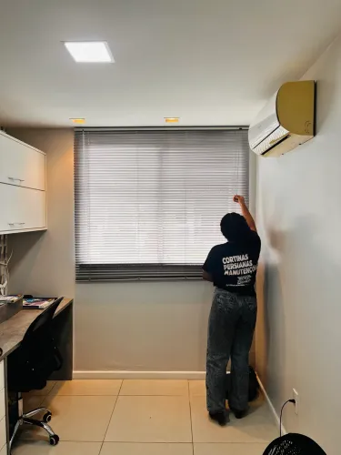 Montagem de cortinas