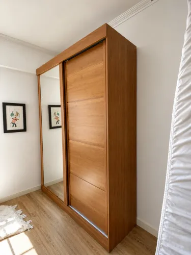 Guarda Roupa com Espelho 100% MDF NOVO