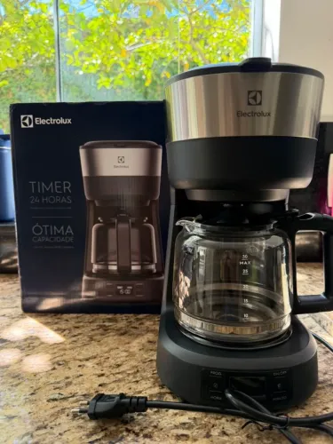Cafeteira Electrolux ECM25 Programável - 30 cafés | Timer | Inox