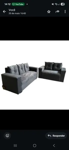 sofa Pop Bela ACEITAMOS OFERTAS pode pedir desconto para a vendedora