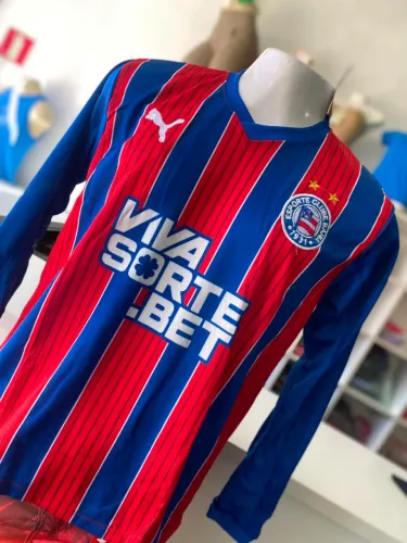 Camisa manga longa de Time Adulto: Flamengo, Bahia, Vitória e outros.