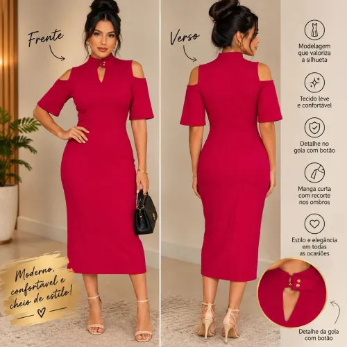 Vestido Lindo Vermelho ?