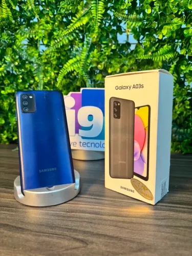 SAMSUNG GALAXY A03s 4G 64GB AZUL SEMINOVO EM ÓTIMO ESTADO