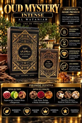 Perfume OUD MYSTERY INTENSE - AL WATANIAH EAU DE PARFUM 100 ML