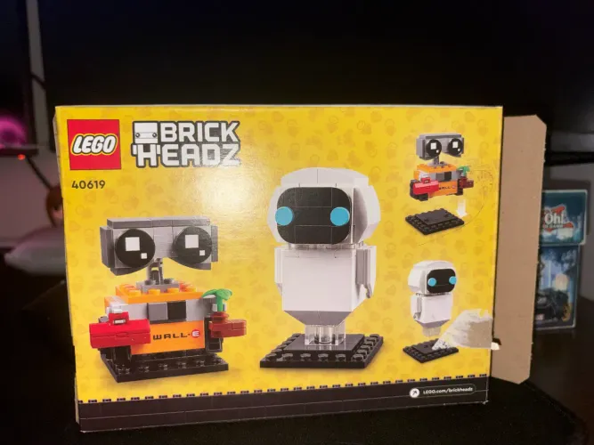 LEGO BRICK HEADZ - WALL E - com saquinhos lacrados
