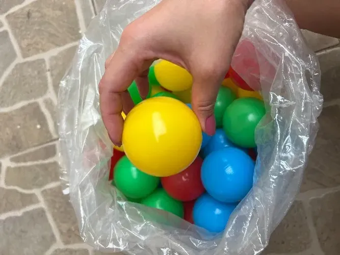 Kit com 45 Bolas Coloridas para Piscina de Bolinhas 