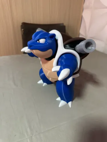 Blastoise impresso 3d