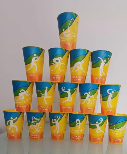 Copos Olimpíadas Rio 2016 - 16 copos