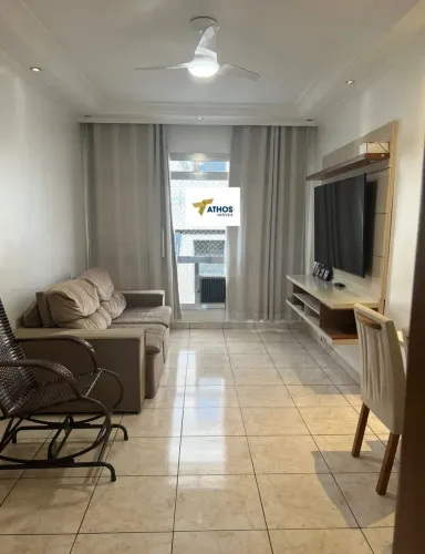Apartamento para aluguel possui 100 metros quadrados com 3 quartos em Boqueirão - Santos -