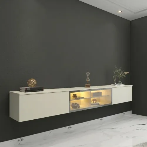 Nicho Luminare 2,15 m com Led Off White Entrega Rápida