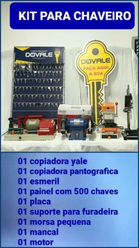 Kit completo para chaveiro