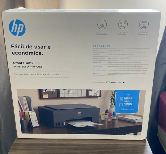 Impressora Multifuncional HP Smart Tank 589 (Nova)