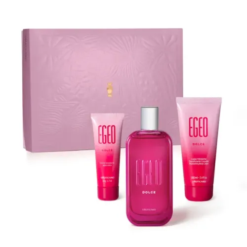 Kit Presente Egeo Dolce O Boticário Perfume + Hidratante + Creme para Mãos