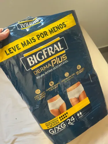 Fraldas tipo calcinha G/XG bigfral