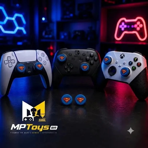 Par Grips Silicone Superman PS5 PS4 PS3 Xbox One Series Switch