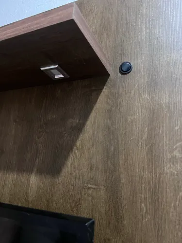 Raque de parede com led