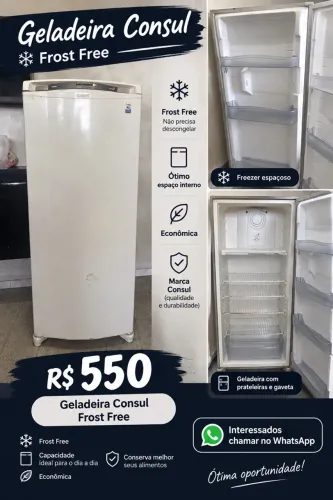 Geladeira gelo seco