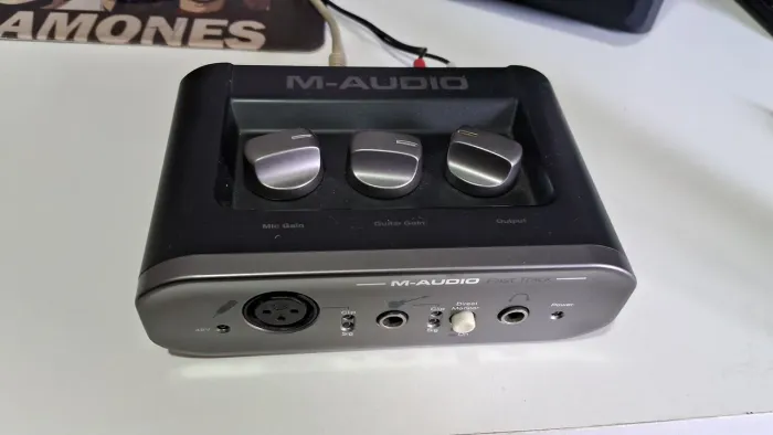Interface de audio/placa de som usb m-audio