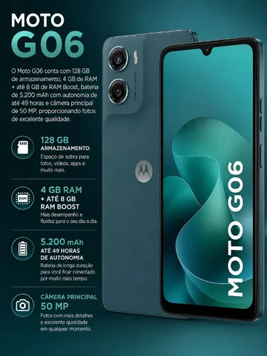 Moto g06 celular Motorola
