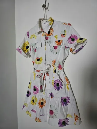 Vestidon Floral, tamanho M