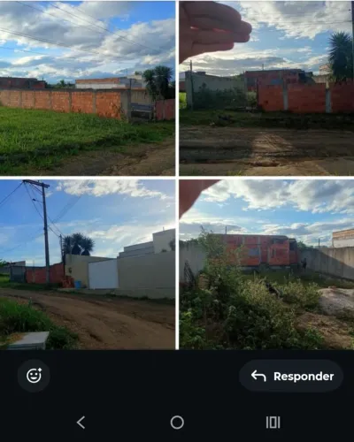 Vendo um terreno todo murado com uma estrutura já erguida  no cond. Parque das palmeiras 