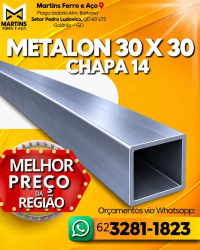 METALON 30 X 30 CHAPA 14