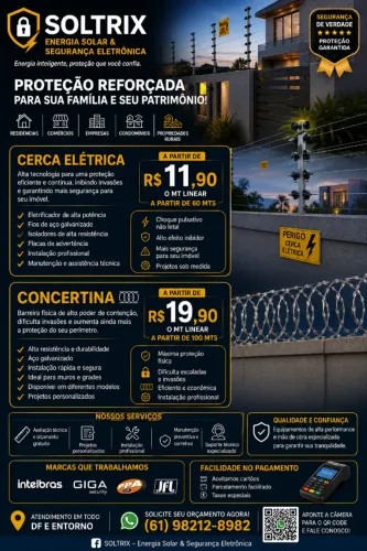 Cerca Eletrica e Concertina em Promoçao apartir R$ 11,90