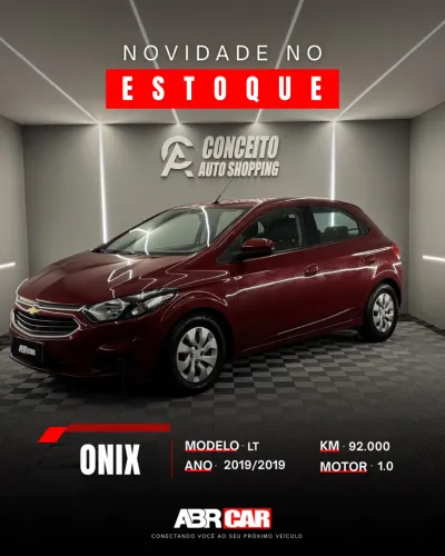 Chevrolet Onix Hatch LT 1.0 8V Flex Mec. 4P 2019