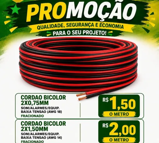 Cabo bicolor paralelo