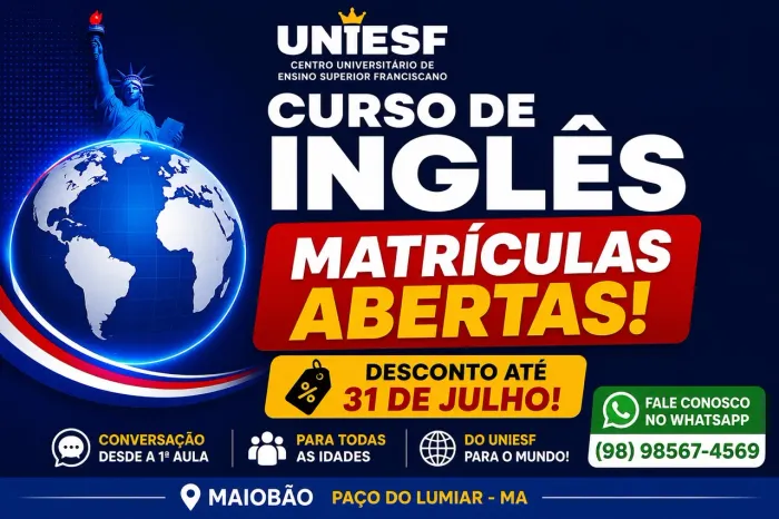 Curso de inglês MAIOBÃO, Paço do Lumiar