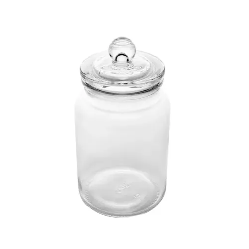 POTE DE VIDRO COM TAMPA ARENA 1,1L