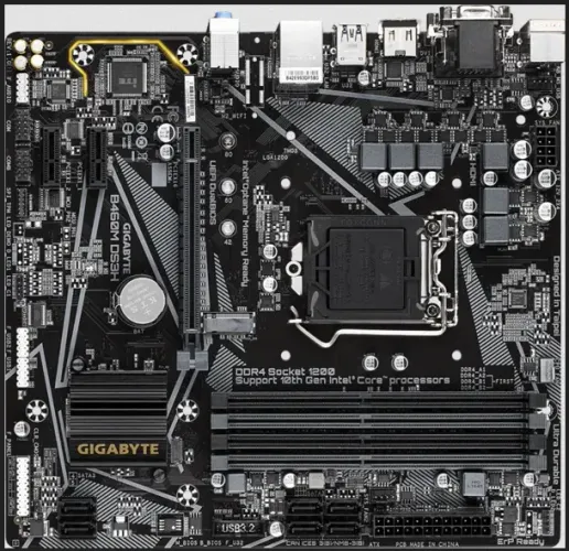 Placa mãe Gigabyte B460M DS3H intel