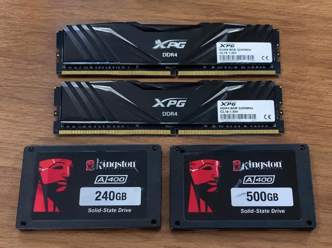 KIT MEMÓRIAS E SSD