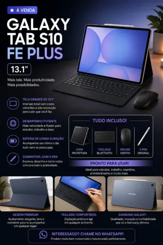 Galaxy tab S10 FE PLUS 128gb 13.1