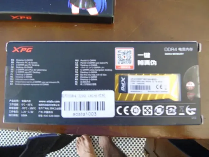 Memórias NOVAS Adata XPG Gaming Z1 32 GB 3.200 MHZ Novas