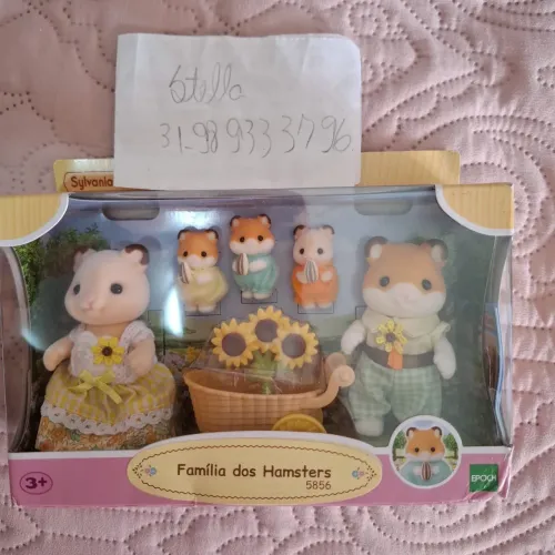 Sylvanian Families família dos hamsters