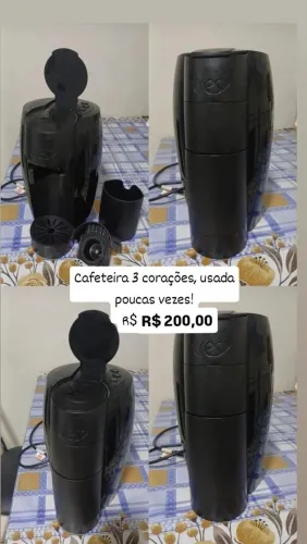 Cafeteira 3 corações