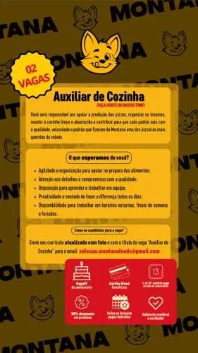 Auxiliar de Cozinha THE
