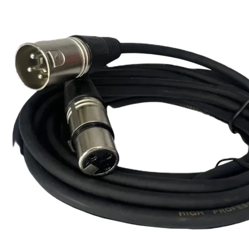 Cabo Canon áudio 5mts plug XLR 