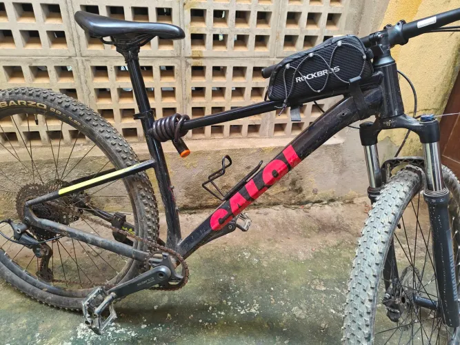 Bicicleta Caloi Explorer Expert Sl 2024 Cor Preto<br>